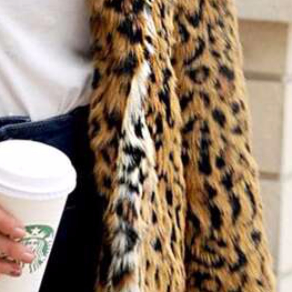 Tobie Leopard Print Hooide Jacket - image 5